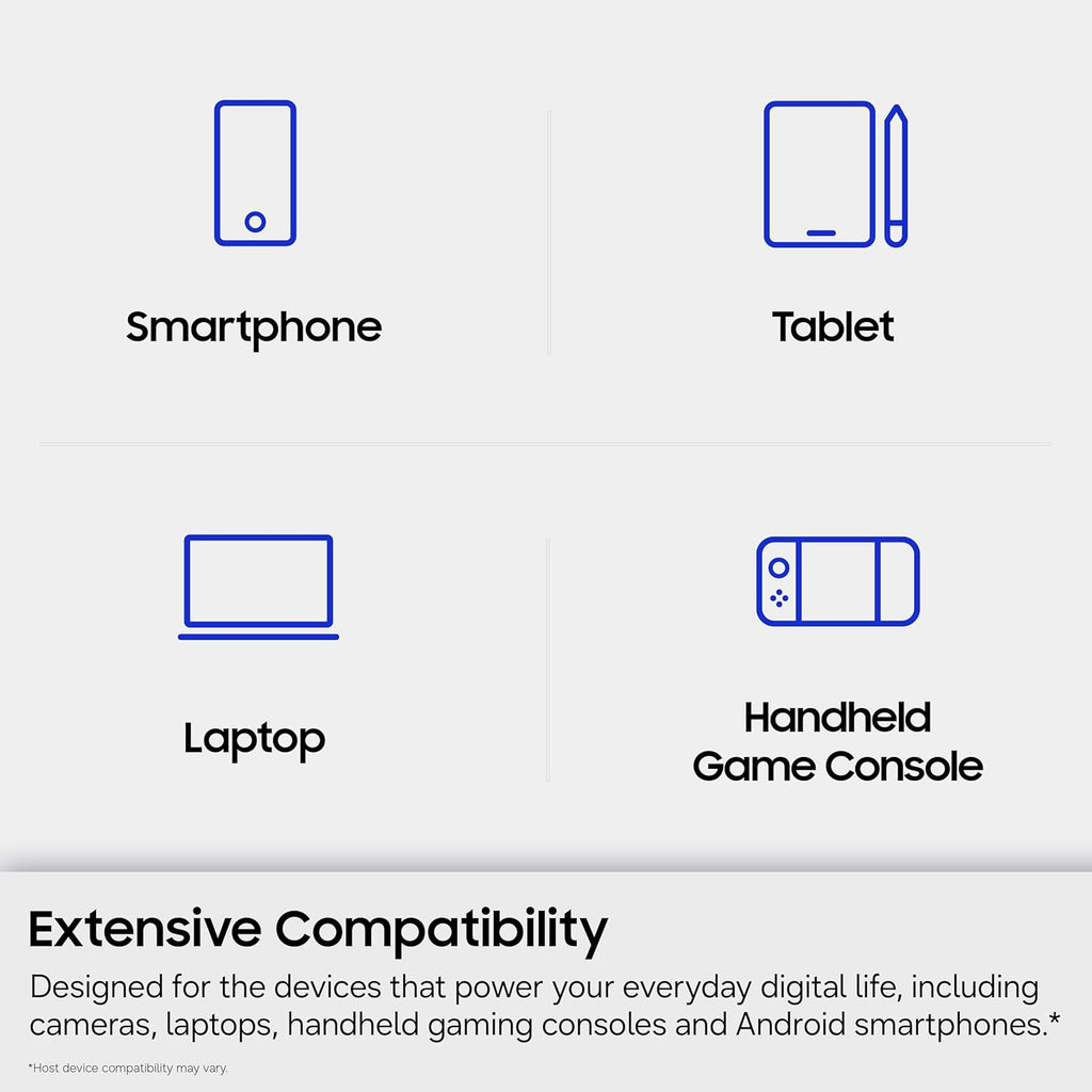 Samsung microSDXC T7 1TB, Transfer Speeds Up to 170 MB/s, Made for Casual Gamers, Amateur Creators, & Everyday Users (MB-MB1T0T/AM)