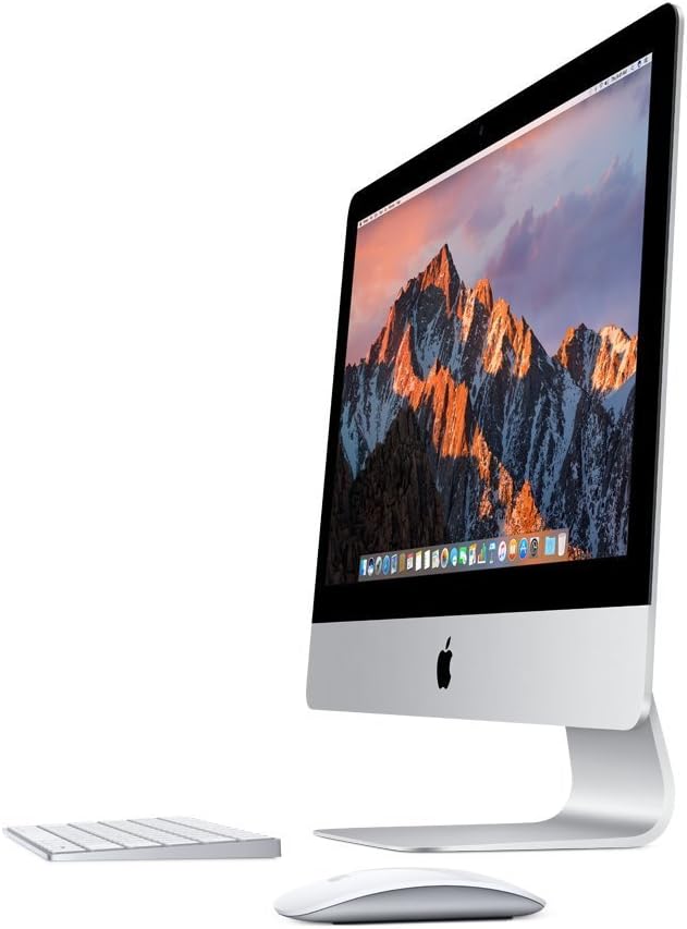 Apple iMac MNE02LL/A 21.5 Inch, 3.4GHz Intel Core i5, 16GB RAM, 1TB Fusion Drive, Silver (Renewed)