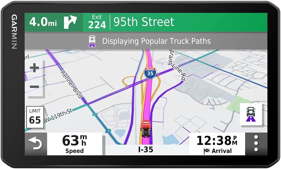 Garmin 010-02313-00 dezl OTR700 7" GPS Truck Navigator Bundle with 2 Year Extended Accidental Repair Plan (Renewed)