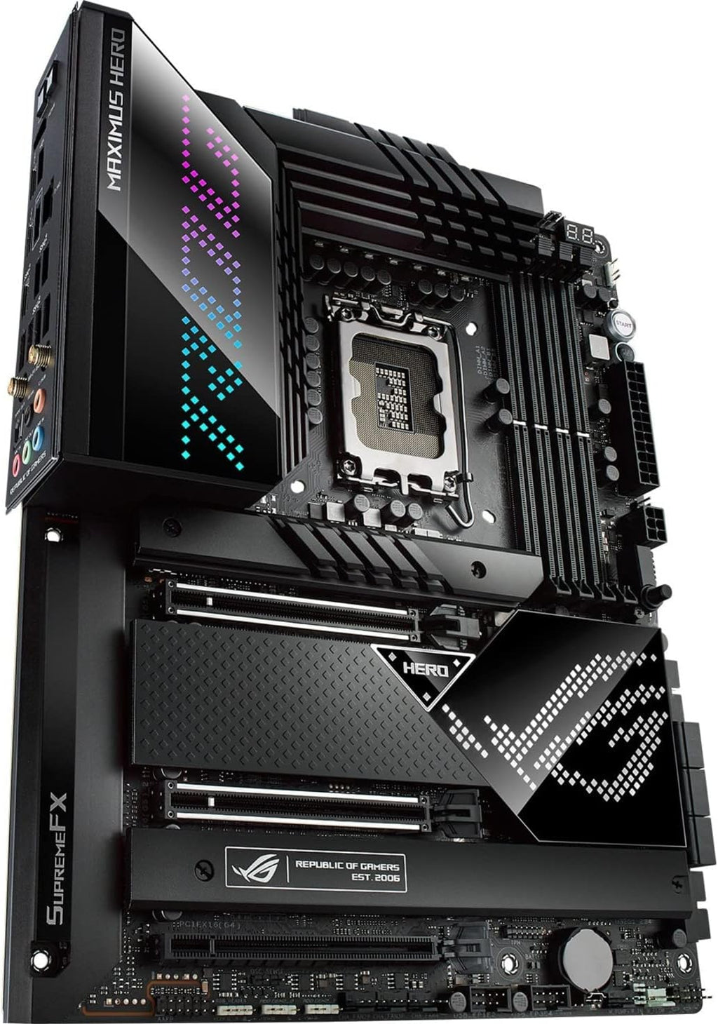 Asus ROG Maximus Z690 Hero Desktop Motherboard - Intel Z690 Chipset - Socket LGA-1700 - Intel Optane Memory Ready - ATX