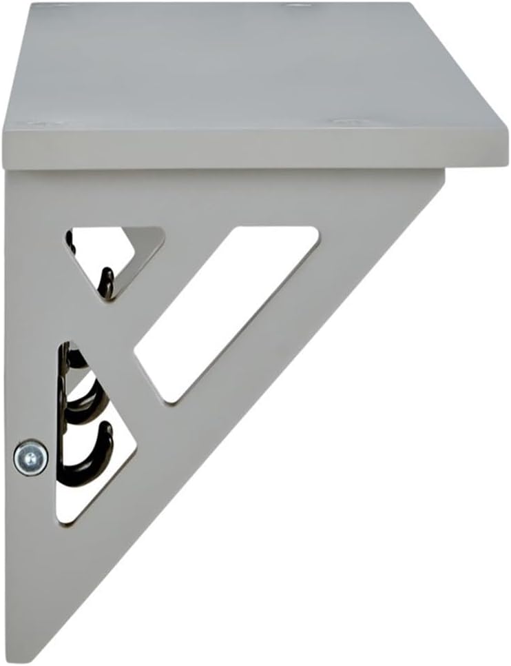 Coventry 36 in. W Open-Design Coat Hook & Bench Hall Tree Set for Entryway, Laundry Room & More, Traditional, Modern & Cottage Options, 4 Double Hooks & 36 in. W Shelf, Easy to Assemble