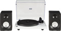 Crosley KT6101-WH Belt-Drive Bluetooth Turntable with Built-in Preamp and Included Speakers, White