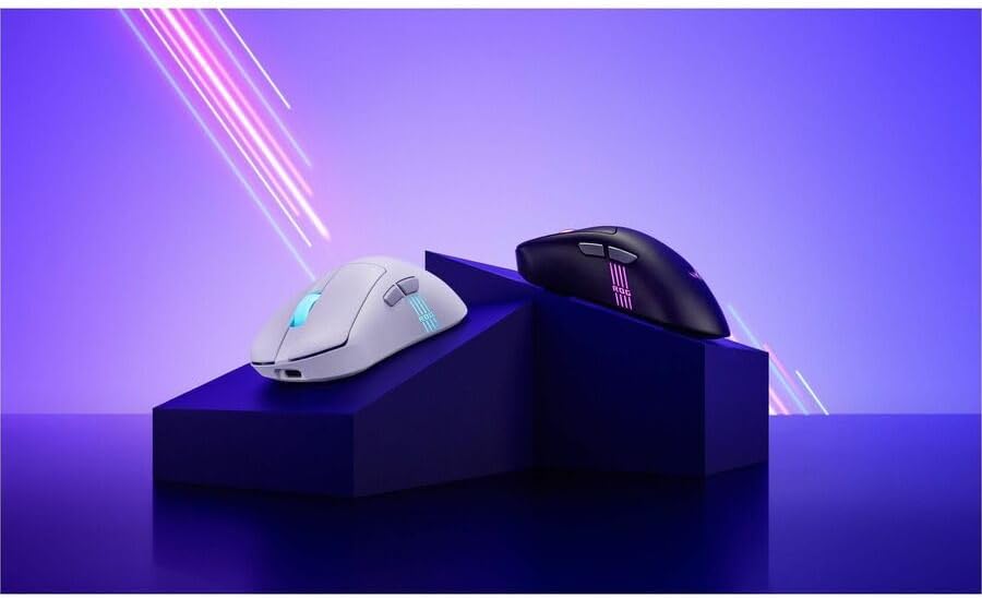 ASUS ROG Keris II Origin Wireless Gaming Mouse – Right-Handed Ergonomic, 65g, Tri-Mode Connectivity, 42K DPI, up to 127Hr Battery, Web-Based Configuration, PC/Mac Support