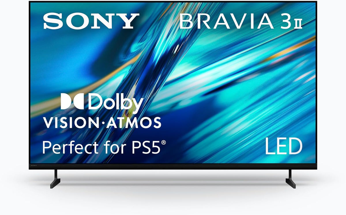 Sony BRAVIA 3 II 50 Inch 4K HDR LED Smart Google TV with Gemini, XR Processor with AI Technology, Dolby Vision/Atmos, 120Hz Television, Exclusive Features for PS5, K-50XR30M2, 2026 Model