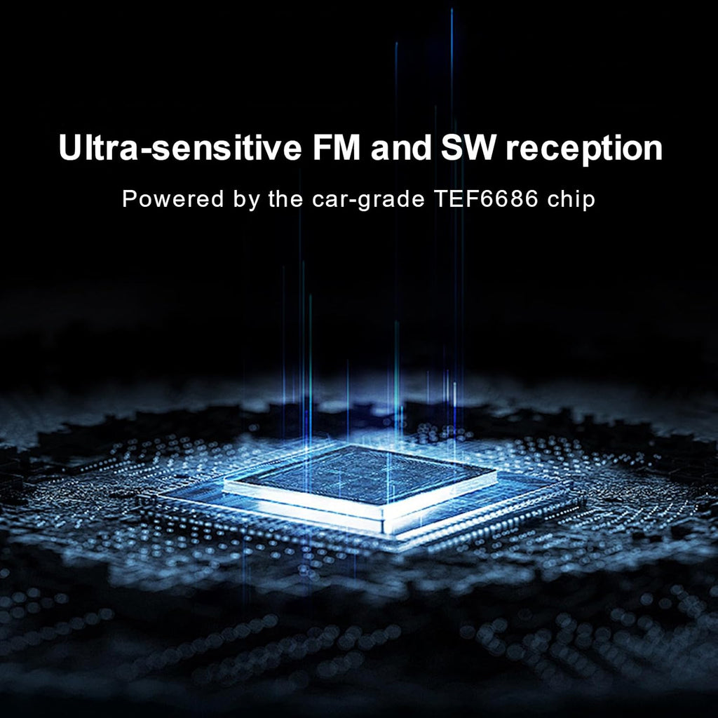 Choyong WT2 Multi-Band Smart Internet Radio WIFI/4G, AM/FM, and Portable Shortwave Radio Receiver Long Range Handheld Radio, Bluetooth