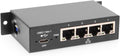 Coolgear 4-Port Gigabit Ethernet to USB-C Adapter - Energy Efficient, Mountable, and Industrial Grade with Independent Port Control