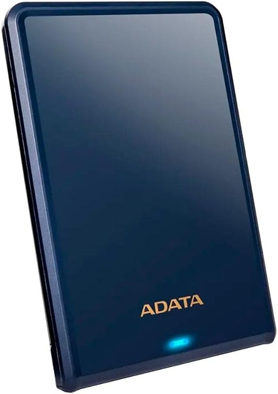 ADATA HV620S Ultra Slim 1 TB USB 3.1 Scratch-Resistant External Hard Drive - Blue (AHV620S-1TU3-CBL)
