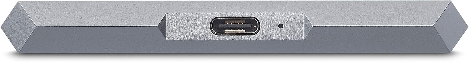 LaCie Mobile Drive 1TB External Hard Drive HDD – Space Gray USB-C USB 3.0, for Mac and PC Computer Desktop Workstation Laptop (STHG1000402)
