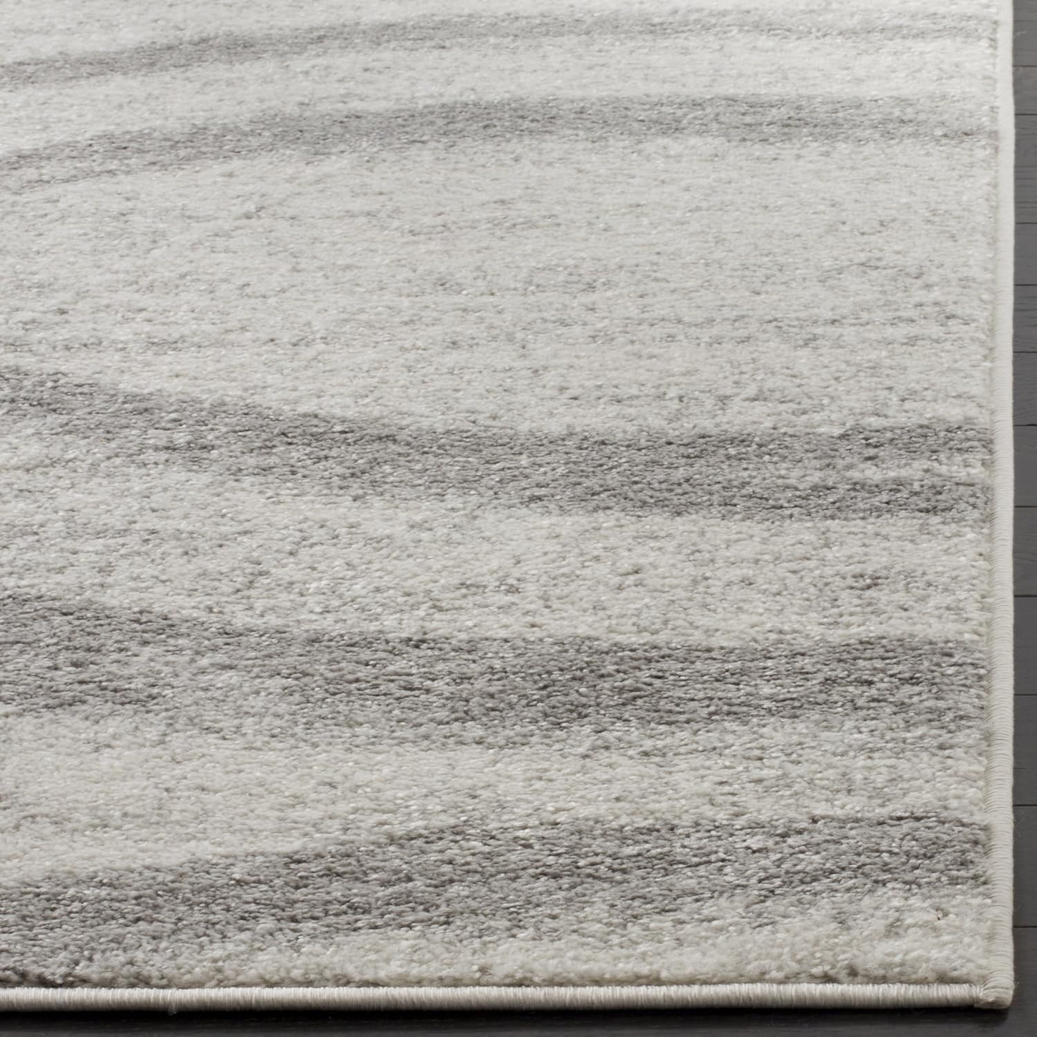 SAFAVIEH Area Rug 9x12 - Adirondack Collection - Large - Cream & Grey, Modern Wave Design, Non-Shedding & Easy to Clean, Ideal for Living Room, Bedroom, Dining Space (ADR125C)