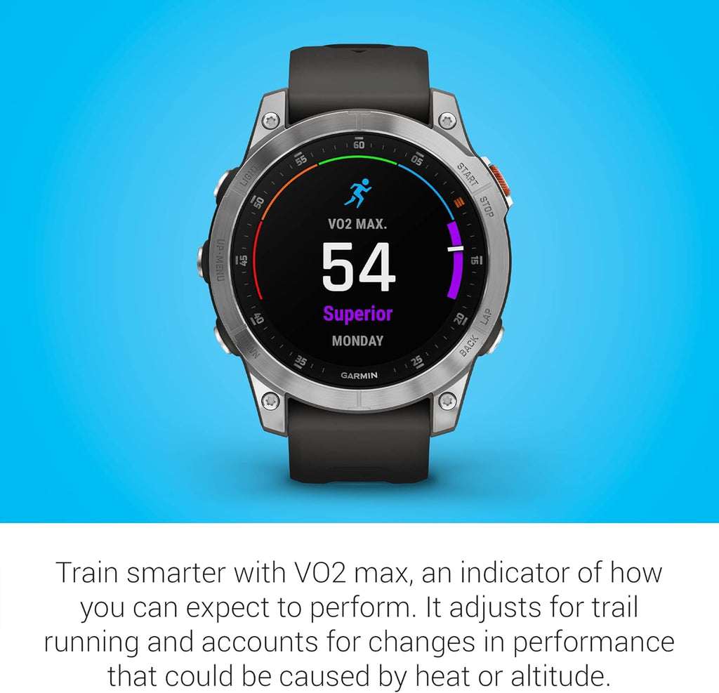 Garmin epix Gen 2, Premium Active smartwatch, Touchscreen AMOLED Display, Adventure Watch with Advanced Features, Slate Steel