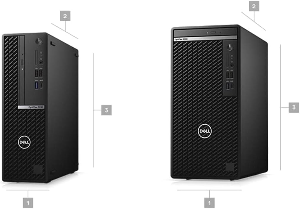 Dell Optiplex 5090 SFF Desktop | Core i5-10500 - 512GB SSD Hard Drive - 16GB RAM | 6 cores @ 4.5 GHz Win 11 Pro Black (Renewed)