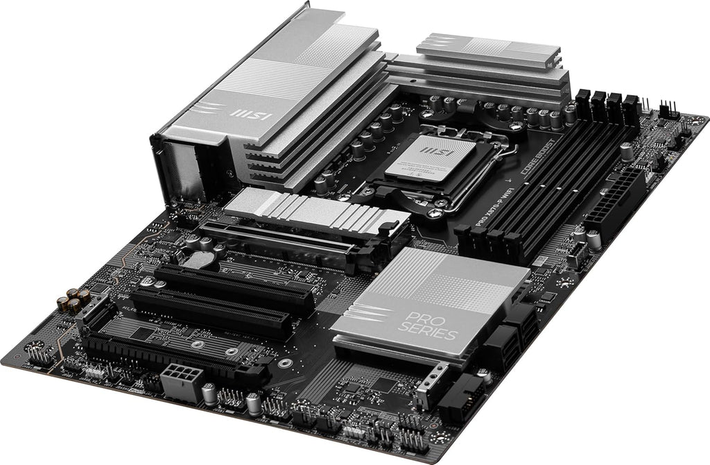 MSI PRO X870-P WiFi V1 ProSeries Motherboard (AMD Ryzen 9000/8000/7000 Series Processors, AM5, DDR5, PCIe 5.0, M.2 Gen5, SATA 6Gb/s, USB 40Gbps, HDMI/DP, Wi-Fi 7, Bluetooth 5.4, 5Gbps LAN, ATX)