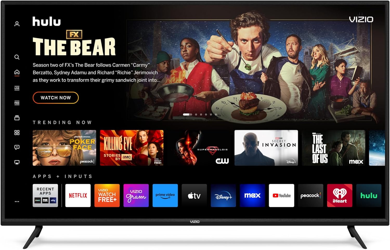 VIZIO 65-Inch V-Series 4K UHD LED Smart TV with Voice Remote, Dolby Vision, HDR10+, Alexa Compatibility, V655-J09, 2022 Model
