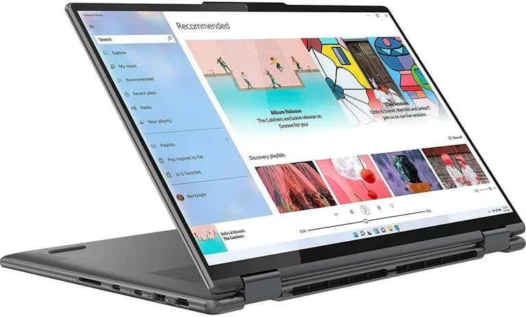 Lenovo Yoga 7 2-in-1 Ai Pc Laptop (16" Fhd+ Touchscreen, amd Ryzen 7 8840HS (>i7-1355U), 16gb Ram, 512gb Ssd) for Creator, Designer, Win 11 Pro, Grey