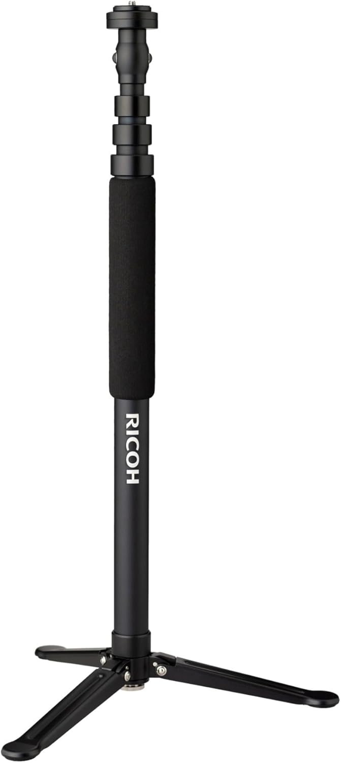 Ricoh Theta Stand TD-1 : Compact Stable and Versatile monopod Stand that is Compatible with All Theta Models. (910821)