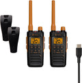 Cobra TrailBlazer 450 GMRS Radio (2-Pack) – IP54 Weather Resistant, 16hr Battery, 2.5W Long Range Walkie Talkies, Large LCD Display, NOAA, Programmable Software, Removable Antenna, Repeater Capable
