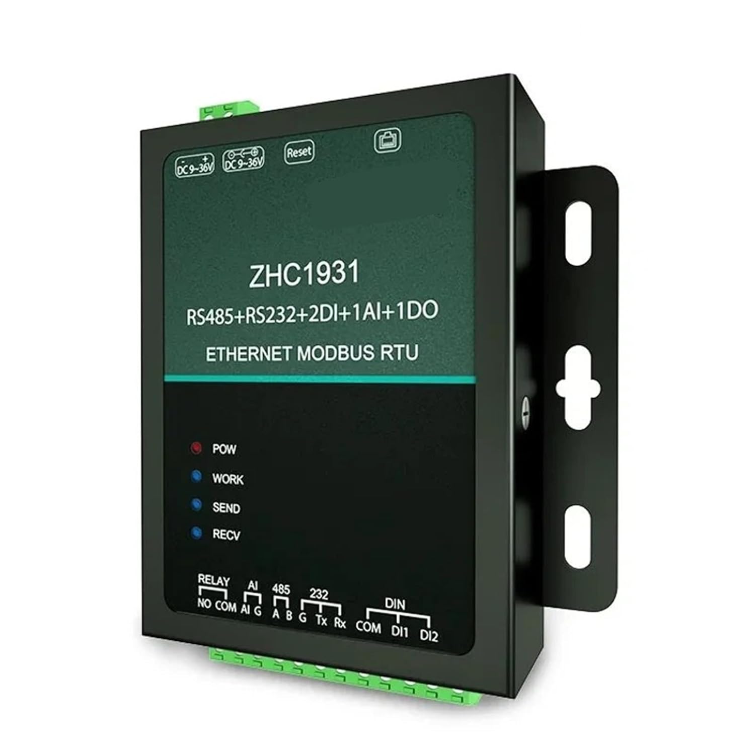 RS485/232/AI/DI to Ethernet Gateway with RS485 RJ45 Modbus Converter Communication & Networking Product Support MQTT HTTP