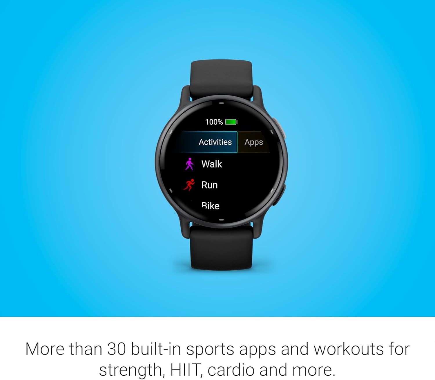 Garmin Vívoactive 5, Health and Fitness GPS Smartwatch, AMOLED Display, Up to 11 Days of Battery, Slate Aluminum Bezel with Black Case and Silicone Band