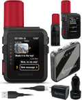 Garmin inReach Mini 3 Plus Rugged Global Satellite Communicator, Touchscreen Texting, Photo & Voice Messaging, Emergency SOS Messages & Battery Up to 350 Hours w/ Wearable4U Power Car/Wall Bundle