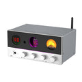 SUCA Audio X10 Tube Power Amplifier, USB/Optical/Coaxial/USB Flash Drive/RCA to AUX/Speaker DAC Amp, 2.1Channel Audio Stereo Amp Support 165W Power Output, 3.5mm Headphone Amp, Silver