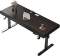 63" Height Adjustable Electric Standing Desk with Charging Station, 3 Drawers Computer Desk with Storage, 3 Memory Preset, High Weight Capacity Office Table, Wide Ergonomic Sit Stand Desk for Office