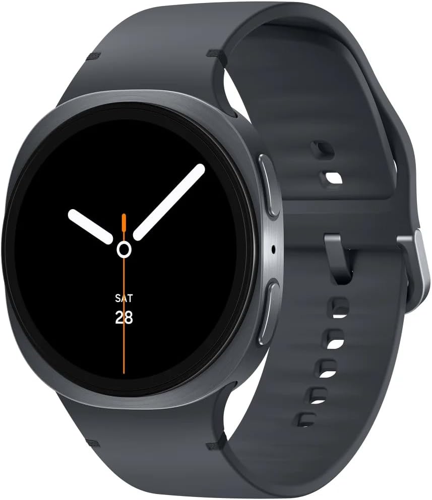 Samsung Galaxy Watch 8, 44mm Bluetooth Smartwatch, Fitness Tracker, Sleep Coaching, Running Coach, Energy Score, Heart Rate Tracking, Graphite SM-L330NDACXAA 2025 Model (Renewed)