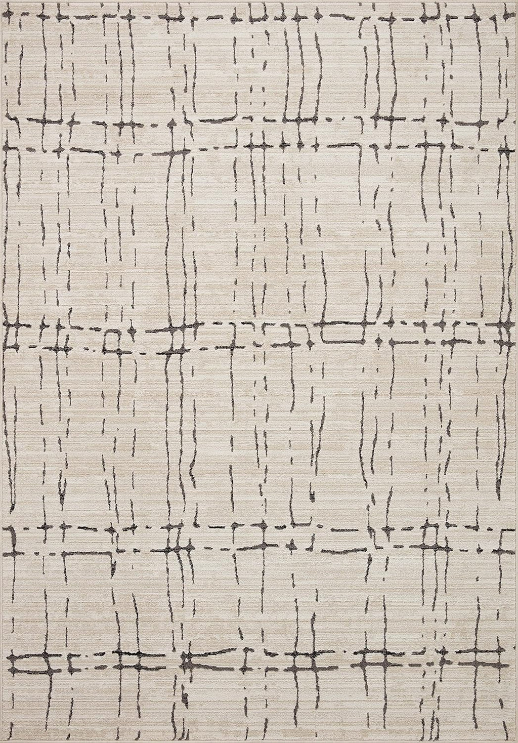 Loloi Darby Collection DAR-06 Sand/Dk. Grey 7'-10" x 10' Area Rug