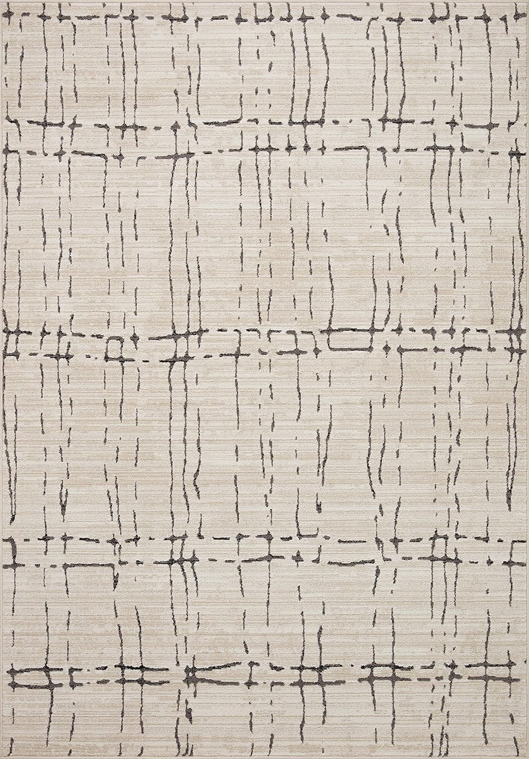 Loloi Darby Collection DAR-06 Sand/Dk. Grey 7'-10" x 10' Area Rug