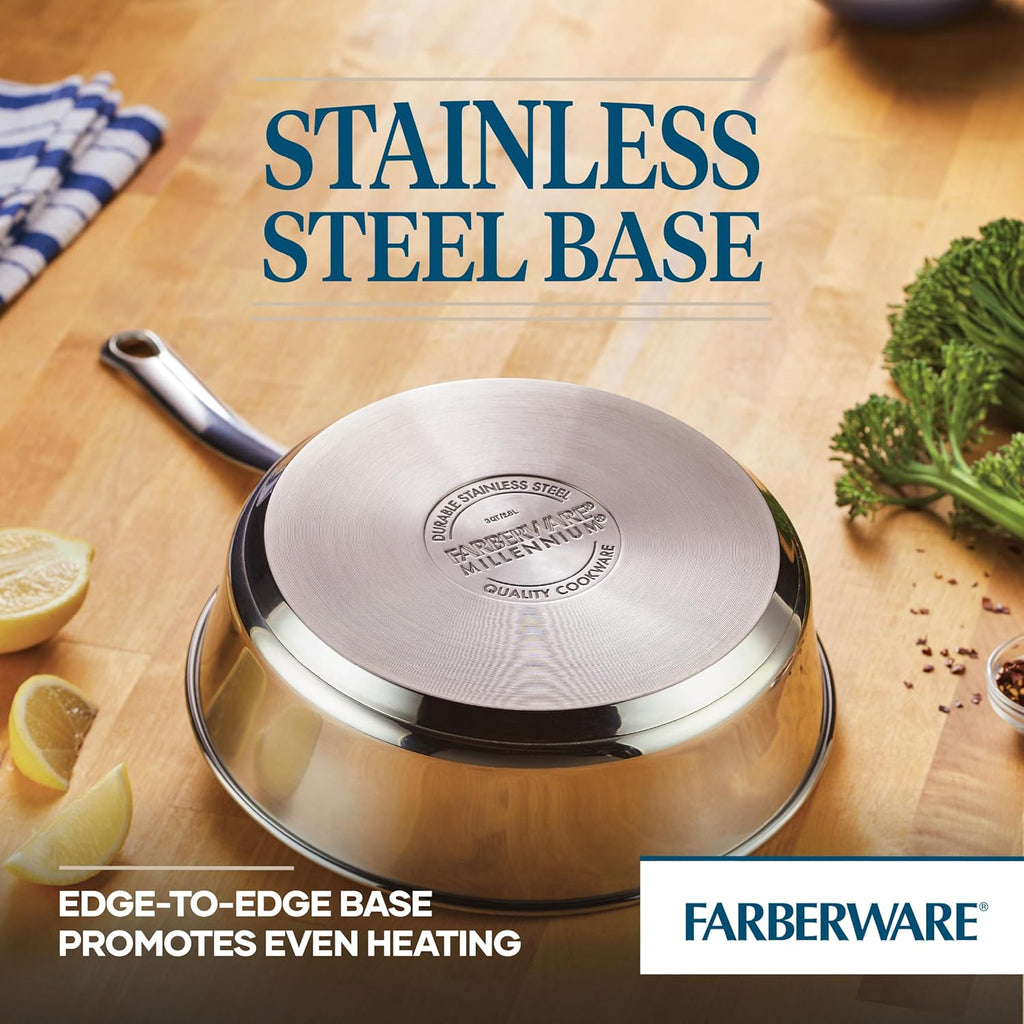 Farberware Millennium Stainless Steel 10-Piece Cookware Set