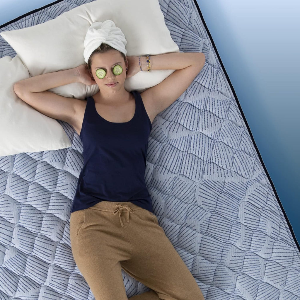Serta Perfect Sleeper Enhanced 12" Queen Mattress - Firm, Cooling Gel Memory Foam, Pocket Innersprings for Motion Isolation, Edge Support, CertiPUR-US Certified - Nurture Night