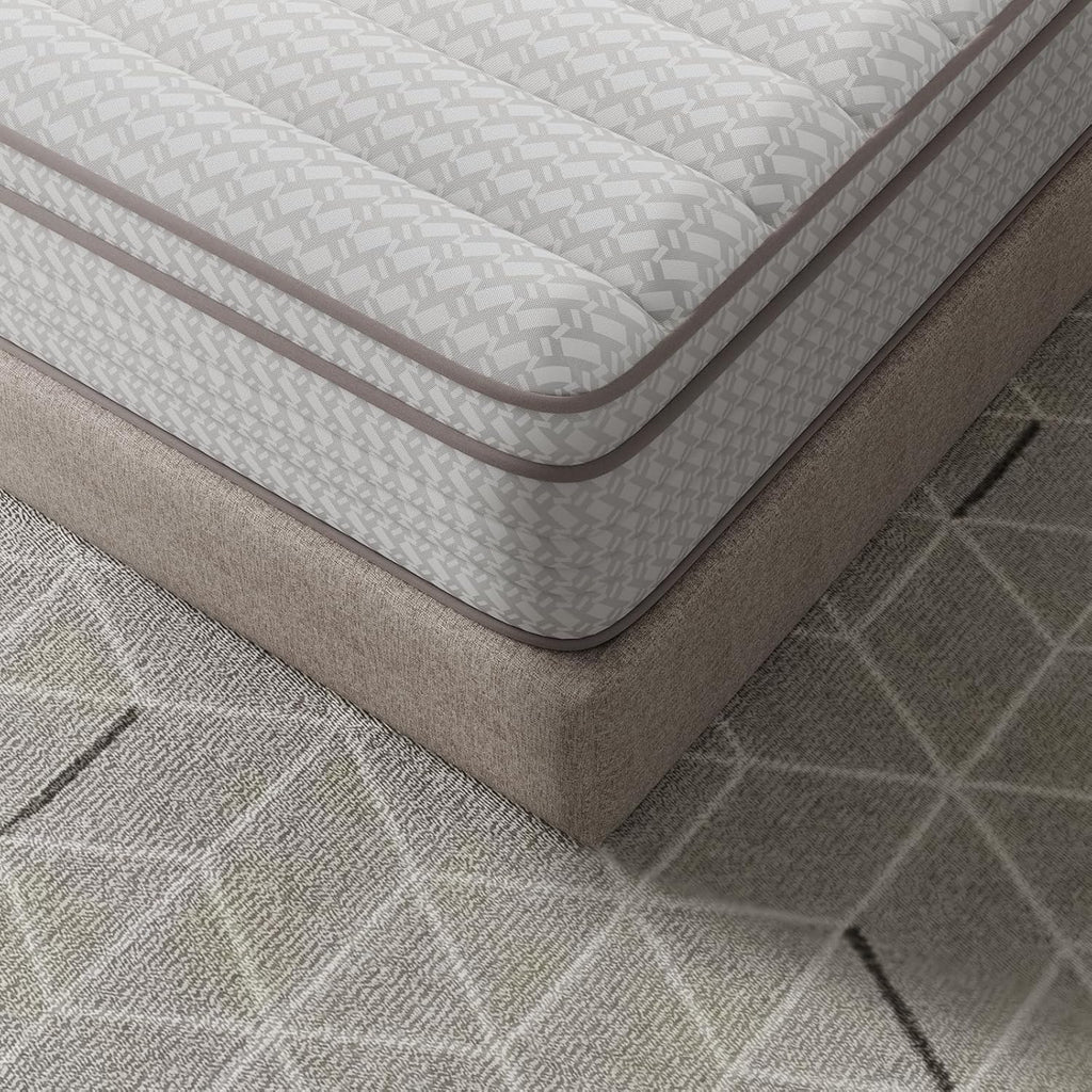 Novilla 10 Inch Queen Size Mattress in a Box, Hypoallergenic & Back Pain Relief, Hybrid Queen Mattresses with Smarts Coils, Fiberglass Free CertiPUR-US Certified Colchones No Box Spring Needed