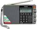 Tecsun PL880 Portable Digital PLL Dual Conversion AM/FM, Longwave & Shortwave Radio with SSB (Single Side Band) Reception, Color Silver