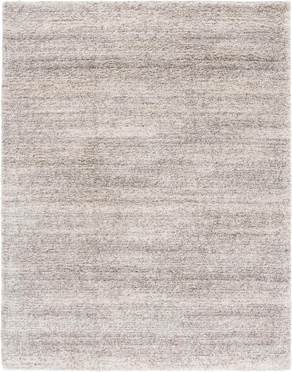 SAFAVIEH Hudson Shag Collection Area Rug - 10' x 14', Ivory & Grey, Modern Abstract Design, Non-Shedding & Easy Care, 2-inch Thick Ideal for High Traffic Areas in Living Room, Bedroom (SGH295B)