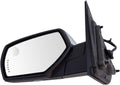 TRQ Driver Side View Mirror Assembly Power Heated Turn Signal Puddle Light Memory Chrome Power Folding Compatible with 2014-2018 Chevrolet Silverado/Sierra 1500 15-19 2500HD/3500HD