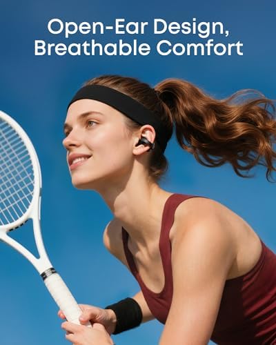 Soundcore C50i by Anker Open Ear Earbuds Sleep A30 Special, Clip-On Headphones Over Ear for Running Workout, 12mm Drivers Powerful Bass, 28H Playtime