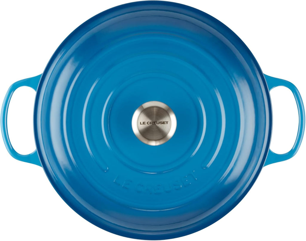 Le Creuset Enameled Cast Iron Signature Braiser, 3.5 qt., Marseille