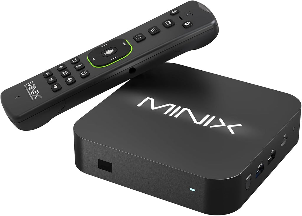 MINIX U8K-Ultra 8K Android Media Player with AI Picture Quality Enhancer & AI Resolution Upscaling 8GB RAM 128GB eMMC, Powered by AOSP 11 (Non-Android TV), Dolby Vision and Dolby Atmos Certified