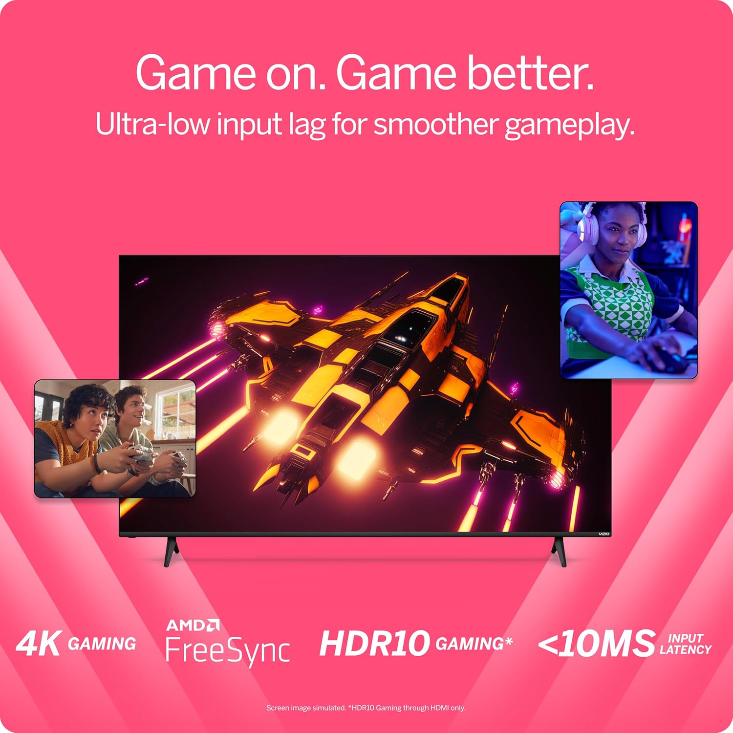 VIZIO 43-inch MQ6 Series 4K QLED HDR Smart TV w/Dolby Vision, WiFi 6E, Bluetooth Headphone Capable, AMD FreeSync & Alexa Compatibility, M43Q6M-K04, 2023 Model