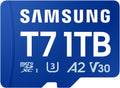Samsung microSDXC T7 1TB, Transfer Speeds Up to 170 MB/s, Made for Casual Gamers, Amateur Creators, & Everyday Users (MB-MB1T0T/AM)