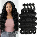 12A Human Hair Bundles 20 20 22 22 Inch 100% Unprocessed Virgin Brazilian 4 Body Wave Bundles Human Hair 400g Human Hair Bundles Hair Extensions Natural Color