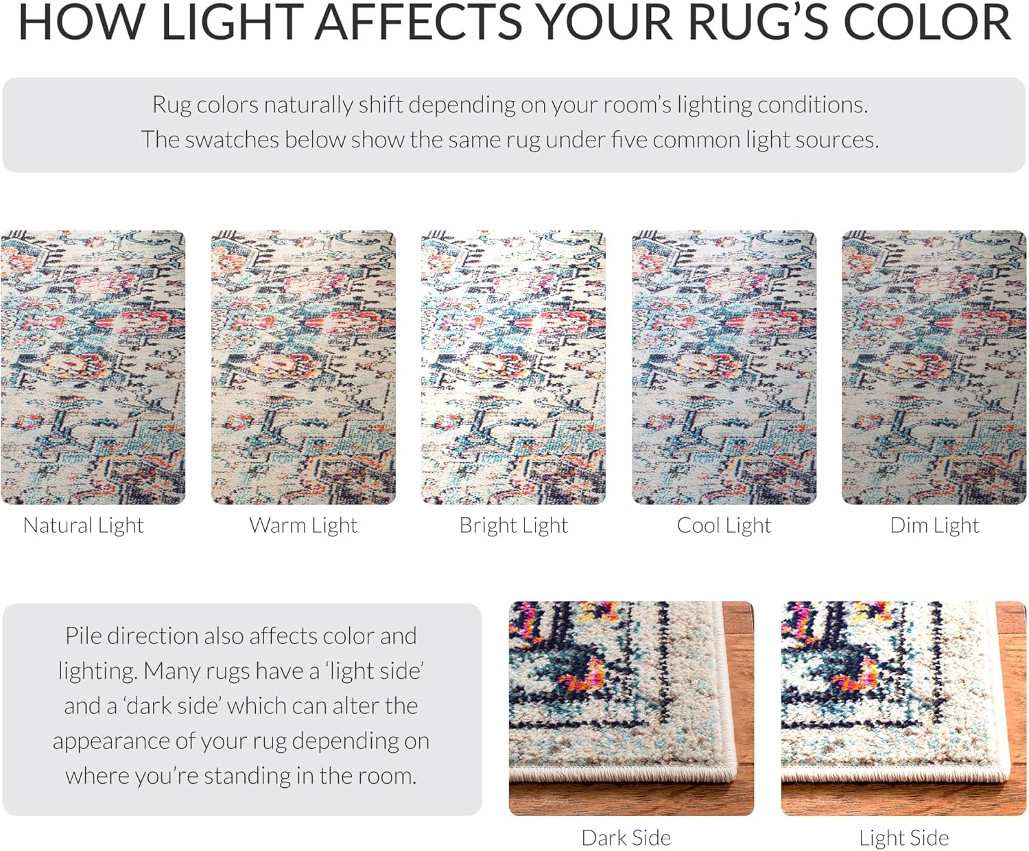SAFAVIEH Area Rug 8x10 - Madison Collection - Large - Cream & Blue, Boho Chic Distressed Medallion Design, Non-Shedding & Easy to Clean, Ideal for Living Room, Bedroom, Dining Space (MAD473B)