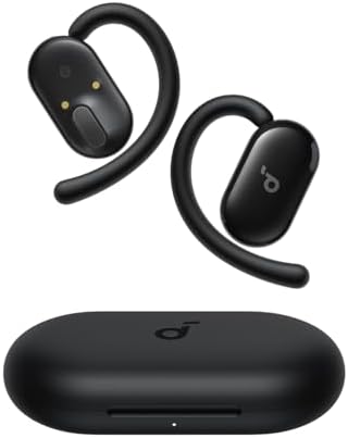 Soundcore V20i by Anker Open-Ear Headphones, Adjustable Ear Hooks Work by Anker, Portable AI Voice Recorder