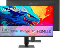 LG 27" Full HD (1920 x 1080) IPS Monitor, 120Hz, 1ms MBR, HDR10, sRGB 99%, AMD FreeSync, Black Stabilizer, Tilt Adjustable Stand