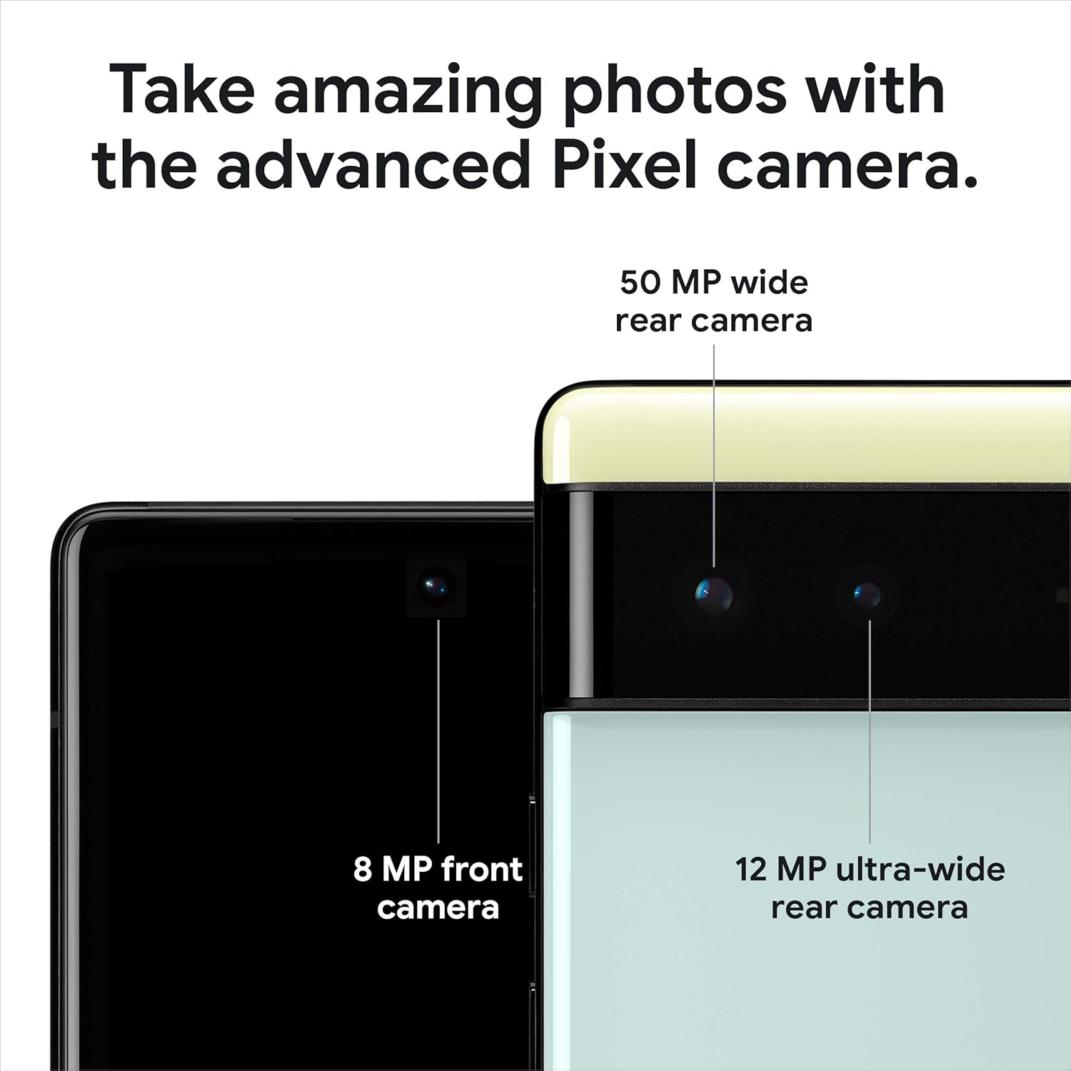 Google Pixel 6 5G, US Version, 128GB, Kinda Coral - Unlocked (Renewed)