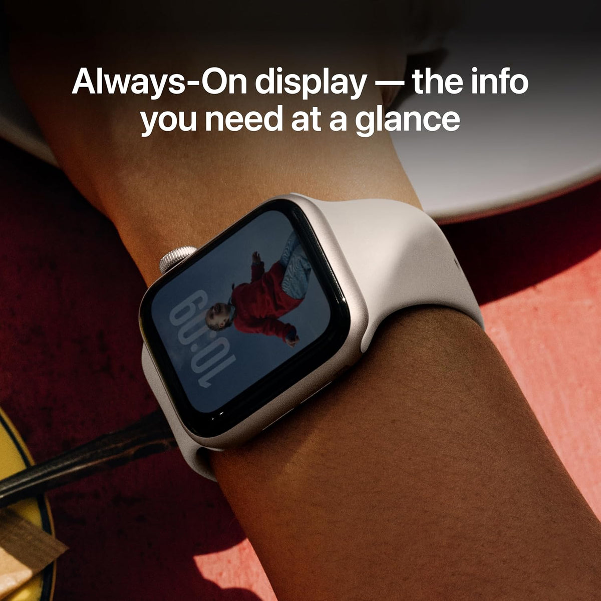 Apple Watch SE 3 GPS 40mm Smartwatch with Midnight Aluminum Case with Midnight Sport Band - S/M. Fitness and Sleep Trackers, Heart Rate Monitor, Always-On Display, Water Resistant