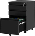 YITAHOME 4-Drawer Mobile File Cabinet with Lock,