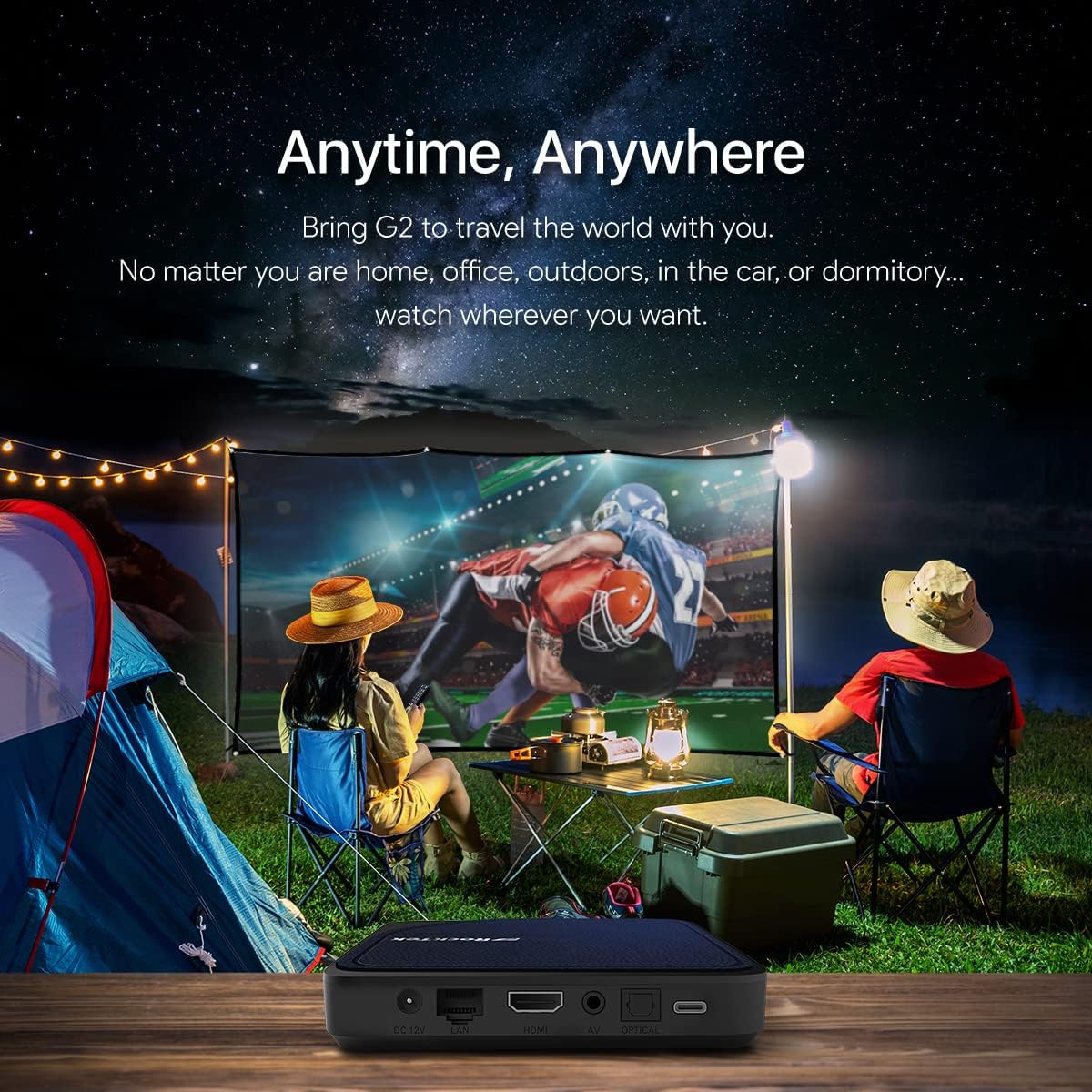 RockTek G2 Android TV 4K Streaming Media Player, Dolby Vision-ATMOS, HDR10+, DTS-X, NVIDIA GeForce Now cloud gaming, Netflix, Prime Video, YouTube, Apple TV+, Hulu, Disney+, and More, Google Assistant