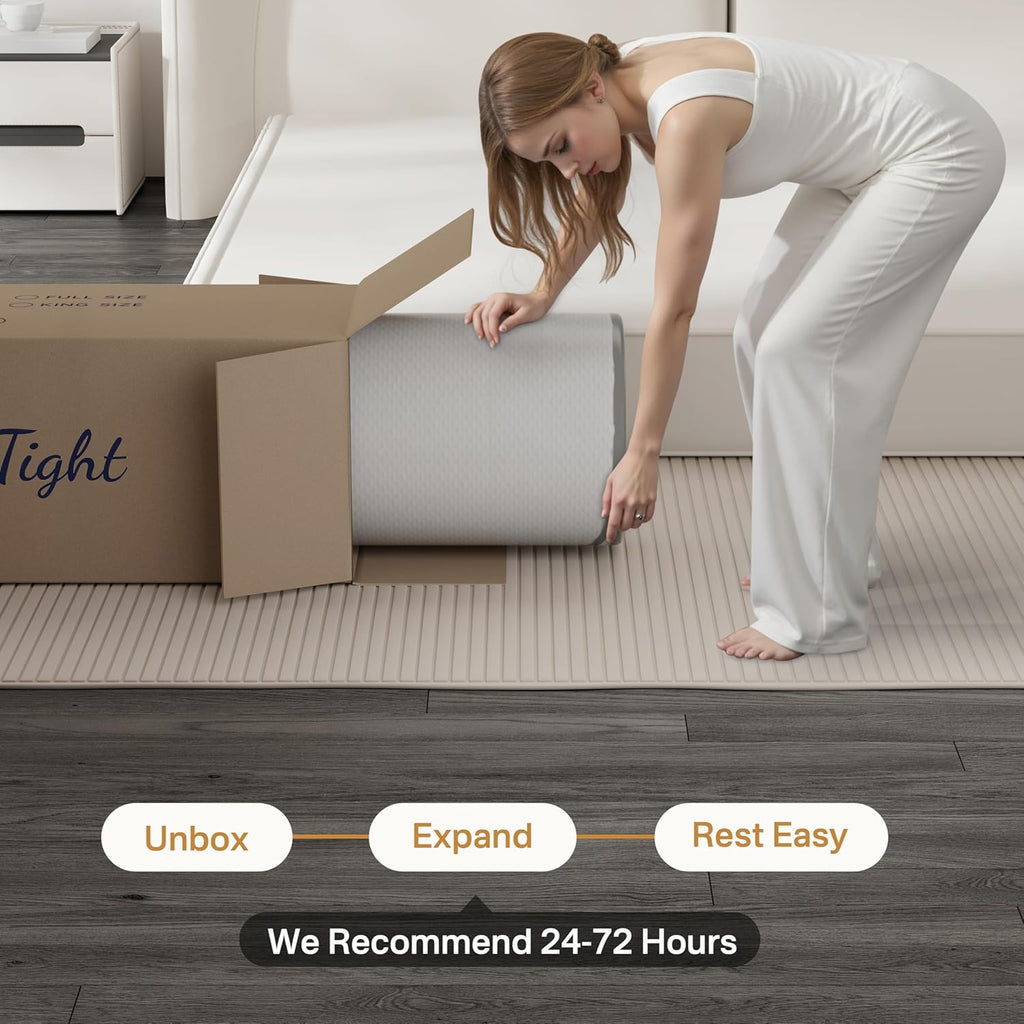 LETMOON 14 Inch Queen Mattress, Luxury Hybrid Queen Size Mattresses with Cooling Gel Memory Foam, Pocket Springs, Deep Pressure Relief, Edge Support & Motion Isolation, Medium