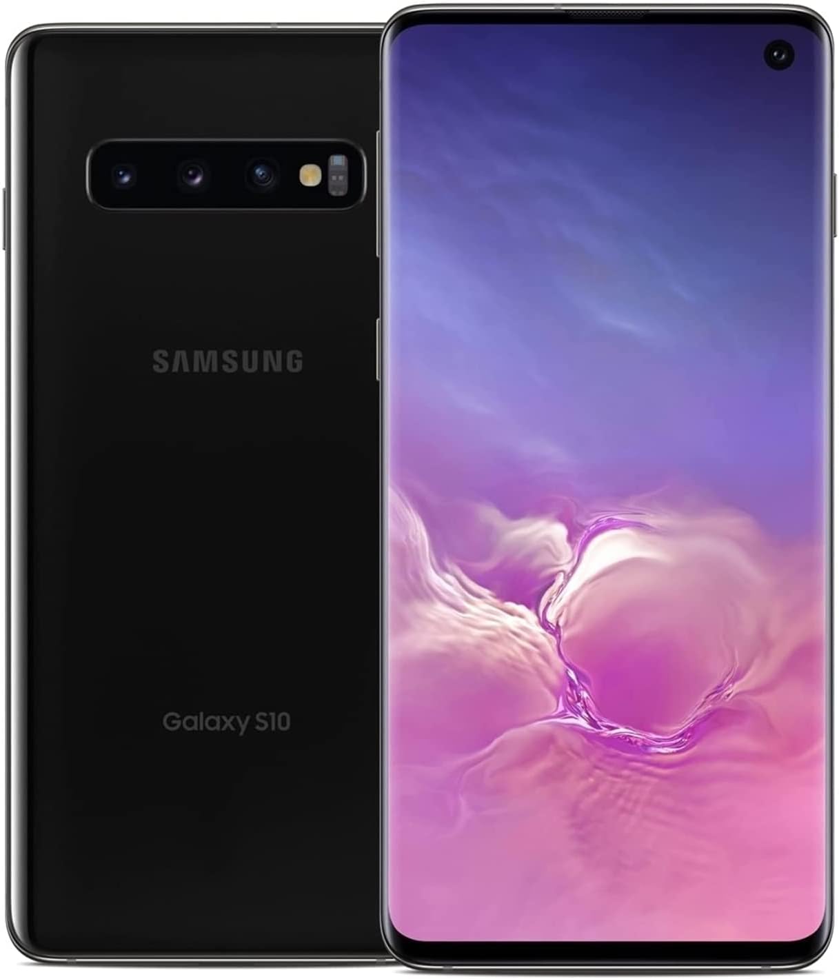 Samsung Galaxy S10, 128GB + 6GB RAM, Prism Black - Unlocked (Renewed) | 6.1"