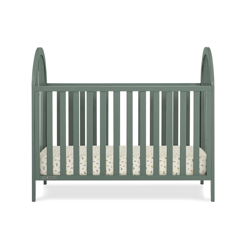 Delta Children Milano 4-in-1 Convertible Crib - Greenguard Gold Certified, Grassy Glen